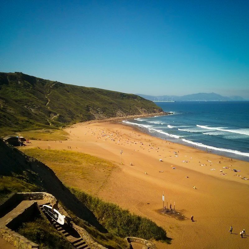 El entorno: Playa de Barinatxe